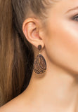 Latelita London Vortex Teardrop Earring Chocolate Cz