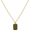 Latelita London Portofino Necklace Gold Peridot