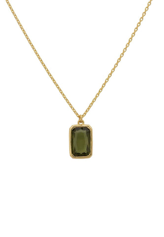 Latelita London Portofino Necklace Gold Peridot