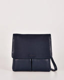 GABEE Ava Leather Flap Over Crossbody Bag