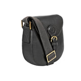 Hidesign Petra Leather Saddle Crossbody Bag