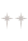 Latelita London North Star Small Stud Earrings Silver