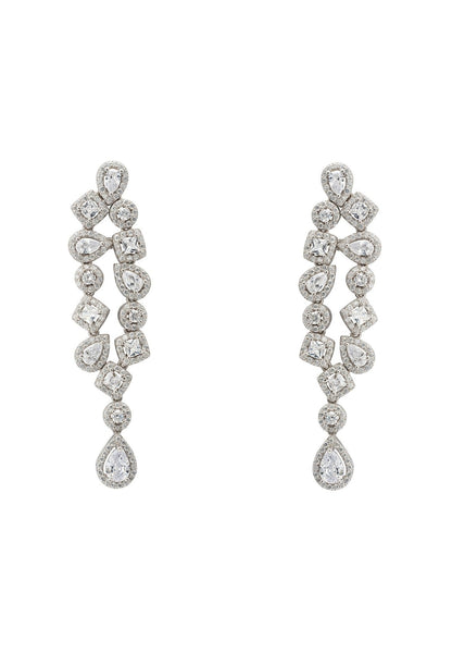 Latelita London Natalia Chandelier Earrings Silver