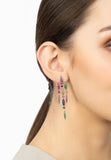 Latelita London Valencia Rainbow Earrings Rosegold