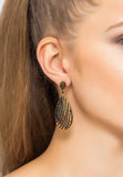 Latelita London Vortex Teardrop Earring Black Cz