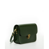 SUSU Nanah Dark Green Leather Shoulder Crossbody Bag