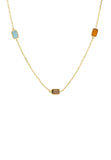 Latelita London Venice Rainbow 120Cm Necklace Gold