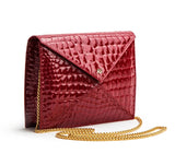 Gunas New York About Last Night Clutch Ruby Red