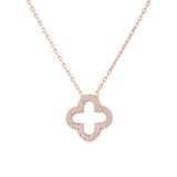 Latelita London Open Clover Pendant Necklace