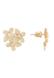 Latelita London Flowers Large Stud Earrings Gold