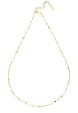 Latelita London Evil Eyes Strand Enamel Necklace Gold