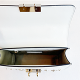 SUSU The Hollywood White Leather Crossbody Bag