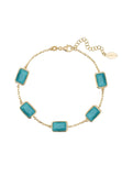 Latelita London Portofino Bracelet Gold Turquoise