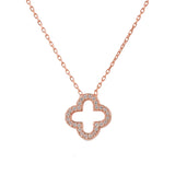 Latelita London Open Clover Pendant Necklace