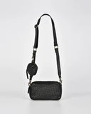 Cobb & Co Millner Woven Leather Crossbody Camera Bag