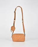 Cobb & Co Millner Woven Leather Crossbody Camera Bag