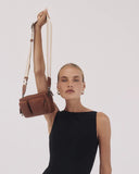 Stitch & Hide Sasha Crossbody Camera Shoulder Bag Maple Brown