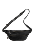 STITCH & HIDE LEATHER NEWTOWN SHOULDER CROSSBODY sling BAG BLACK - FREE WALLET POUCH