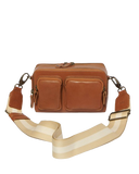 Stitch & Hide Sasha Crossbody Camera Shoulder Bag Maple Brown