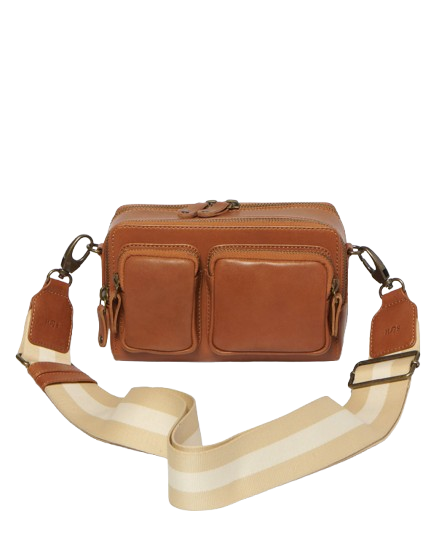 Stitch & Hide Sasha Crossbody Camera Shoulder Bag Maple Brown
