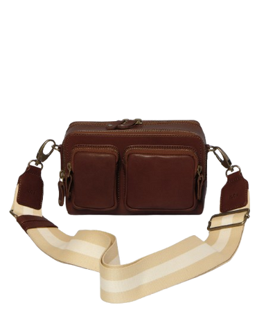 Stitch & Hide Sasha Crossbody Camera Shoulder Bag Mocha Brown