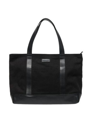 STITCH & HIDE THE SHOPPER CLASSIC TOTE BLACK - FREE WALLET
