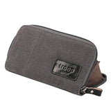 TRP0501 Troop London Accessories Canvas Zip Around Wallet Purse-1