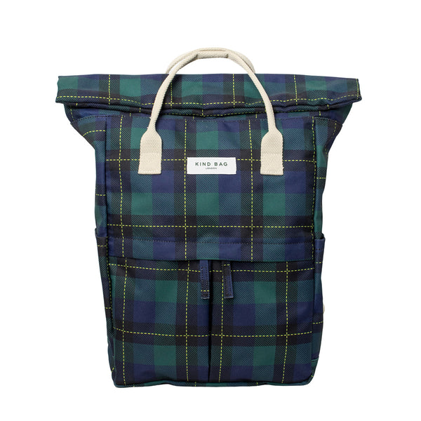 KIND BAG BACKPACK MEDIUM TARTAN