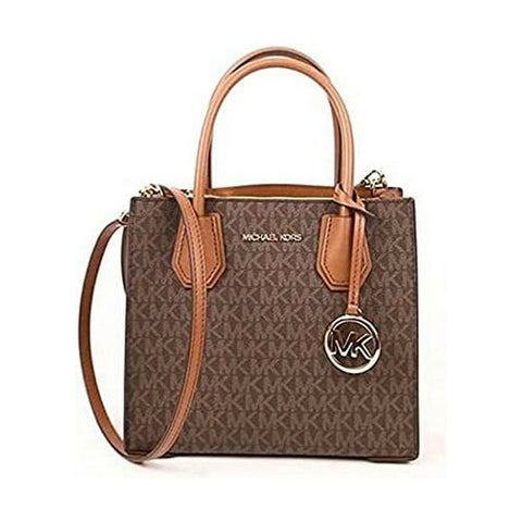 Michael Kors 35S1GM9M2B-BROWN Brown Leather Satchel Shoulder Bag