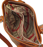 FLOTO Tavoli Shoulder Bag Saddle Brown